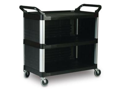 Rubbermaid UTILITY CART WITH ENCLOSED END PANELS ON 3 SIDES